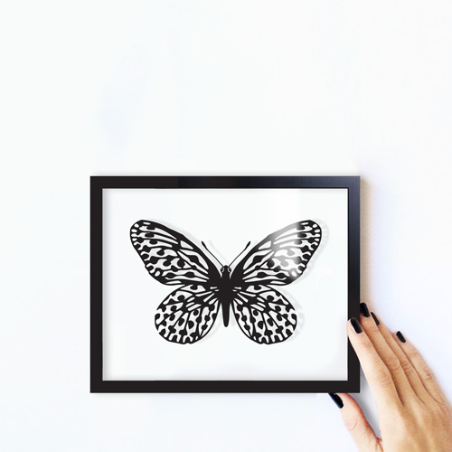 Papillon - tableau design Ornaté