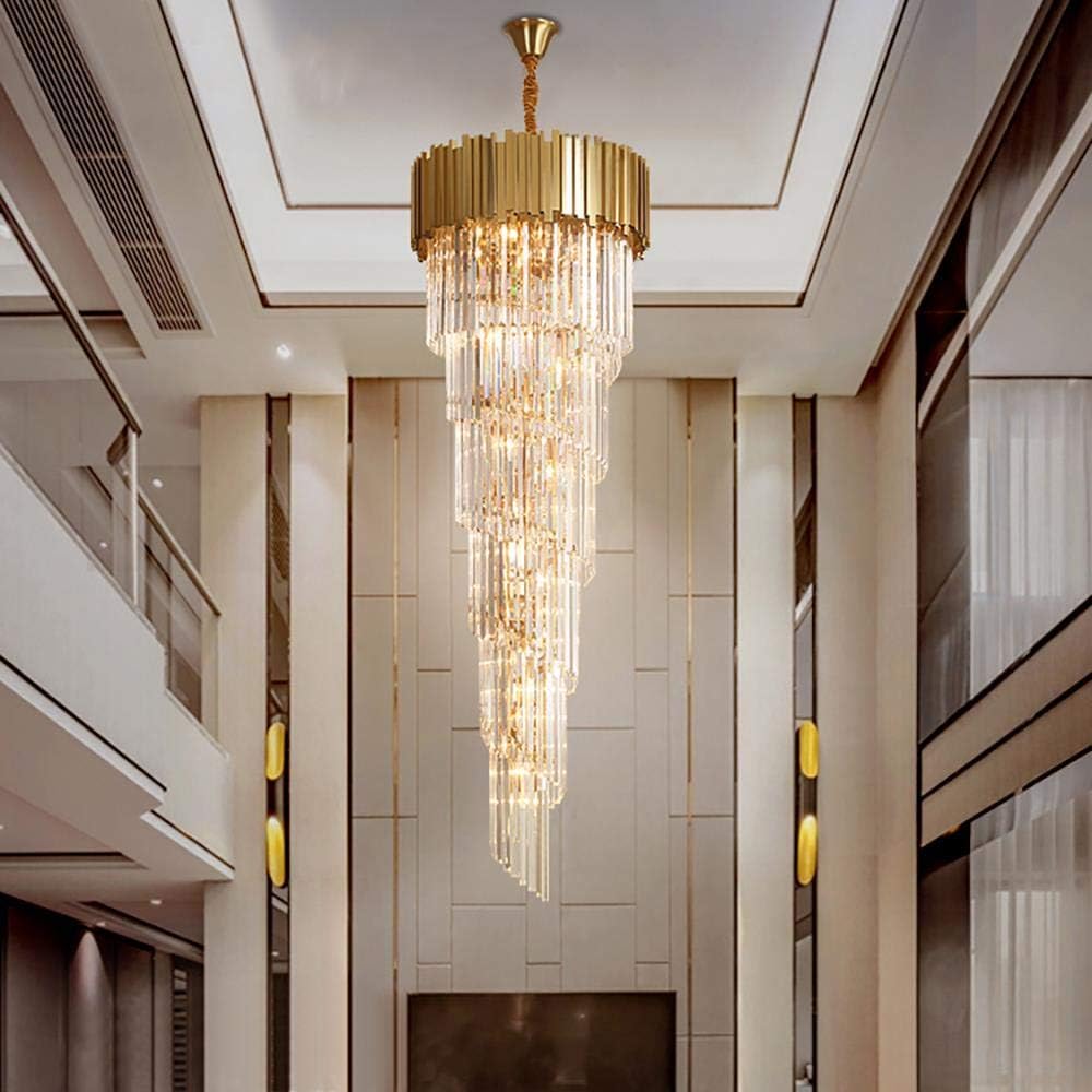 Maison Ornate LED Crystal Chandelier features modern design with cascading crystals and elegant metalwork.