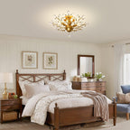 Maison Ornate K9 Crystal Chandelier in Gold, Black, and Silver Vintage with intricate crystal accents.