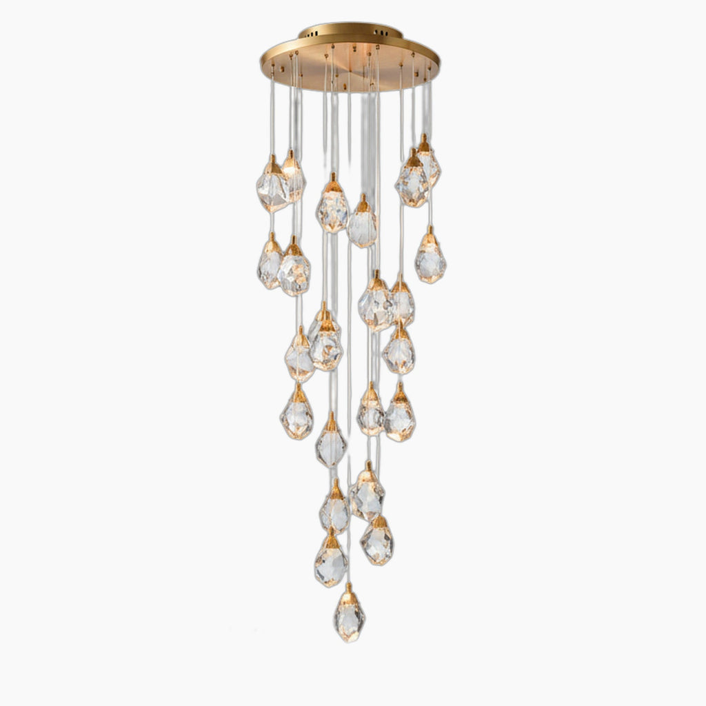 Luxury Crystal Chandelier for Large Living Room Stairs