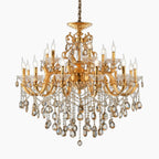 Baroque Crystal Chandelier with Modern LED Lighting
