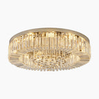 Crystal Chandelier with LED Rings Modern Design