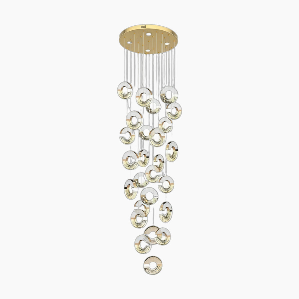 Modern Elegant Crystal Hanging Pendant Light