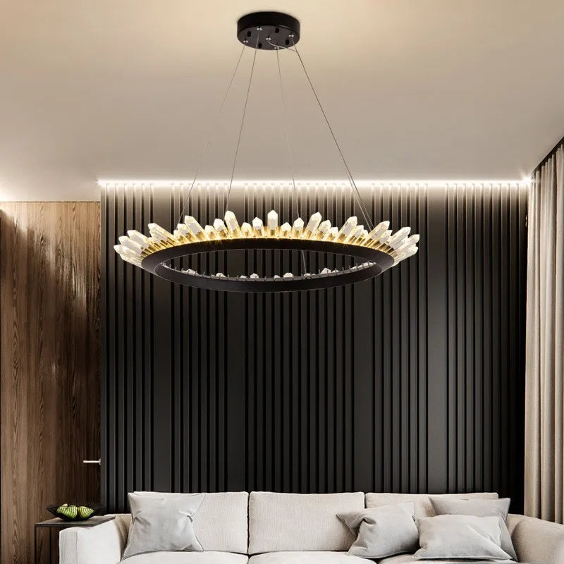 Maison Ornate Nordic Luxury Crystal Bedroom Chandelier in post-modern style featuring elegant crystal details.