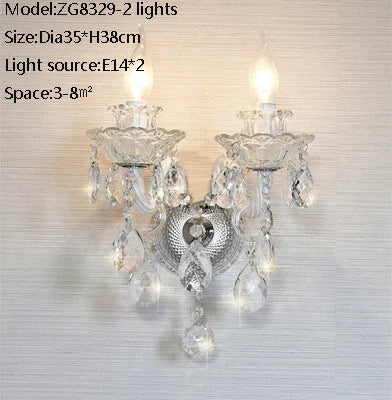 Grand lustre en cristal élégant pour salon et salle à manger