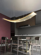 The Maison Ornate Modern Gold Crystal Restaurant Chandelier shines with elegant, luxurious design.