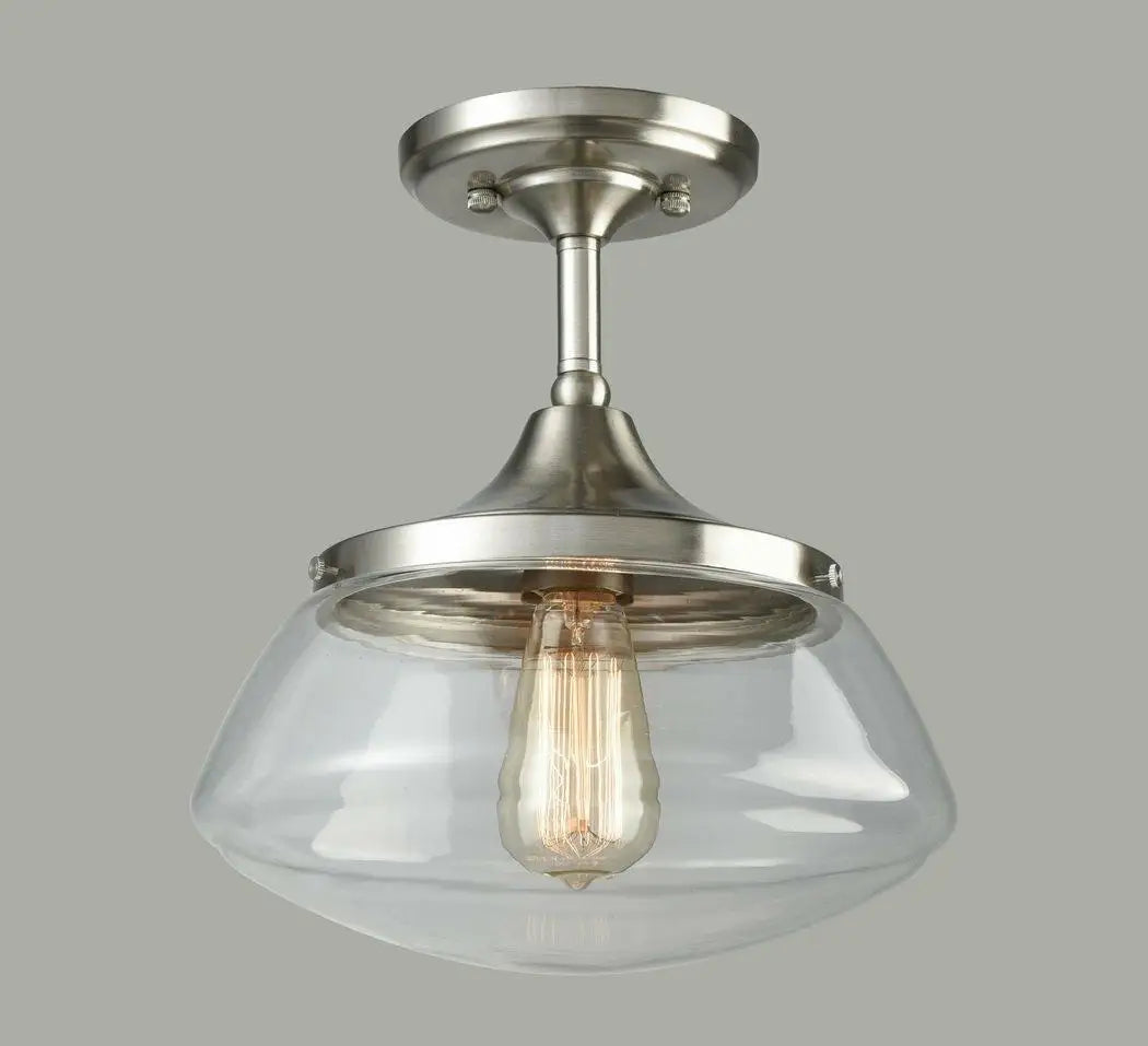 Vintage Crystal Chandelier Retro Industrial Interior Lighting