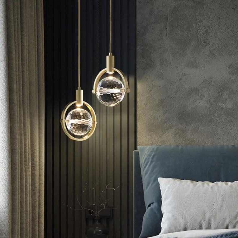Maison Ornate Elegant Crystal Chandeliers feature postmodern gold and glass design, ideal for bedrooms.