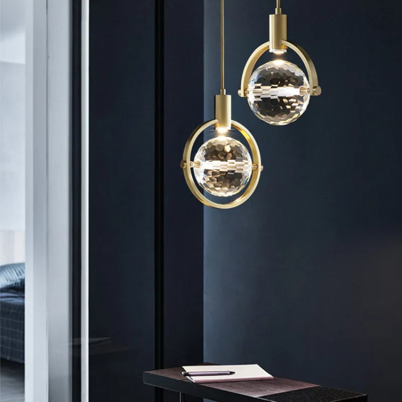 Maison Ornate postmodern crystal chandeliers with elegant design, featuring sophisticated ceiling lighting.
