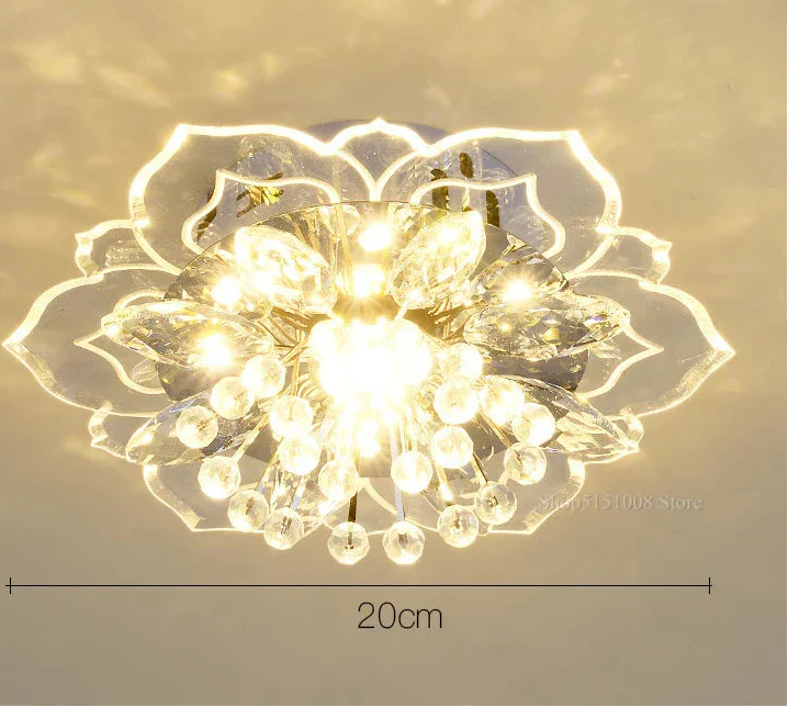 Maison Ornate Crystal Ball Chandelier features colorful crystal spheres, floral Art Deco petals, 20 cm diameter.