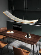 Maison Ornate Modern Gold Crystal Chandelier featuring a unique, elegant design and sparkling crystal accents.