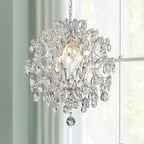 Maison Ornate Modern Crystal Ball Chandelier features sparkling crystals, beads, diamonds, and a sophisticated design.