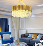 Maison Ornate Modern Crystal Chandelier 60 cm, featuring intricate crystal detailing and sleek contemporary design.