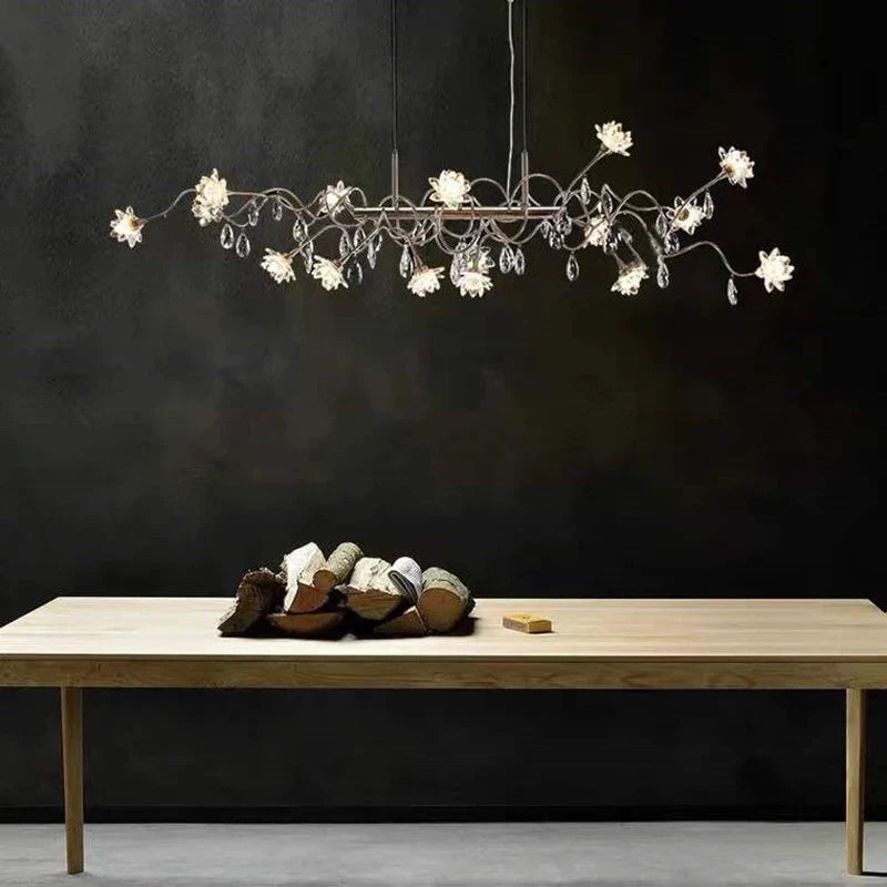 Postmodern Nordic Crystal Dining Room Chandelier LED G4