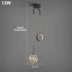 Art Deco Crystal Chandelier with LED Nordic Design