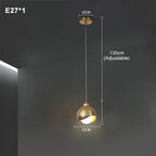 Art Deco Crystal Chandelier with LED Nordic Design