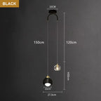 Art Deco Crystal Chandelier with LED Nordic Design