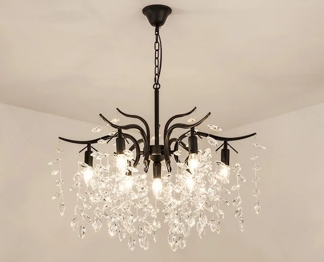 Nordic Vintage Crystal LED Chandelier Contemporary Decoration