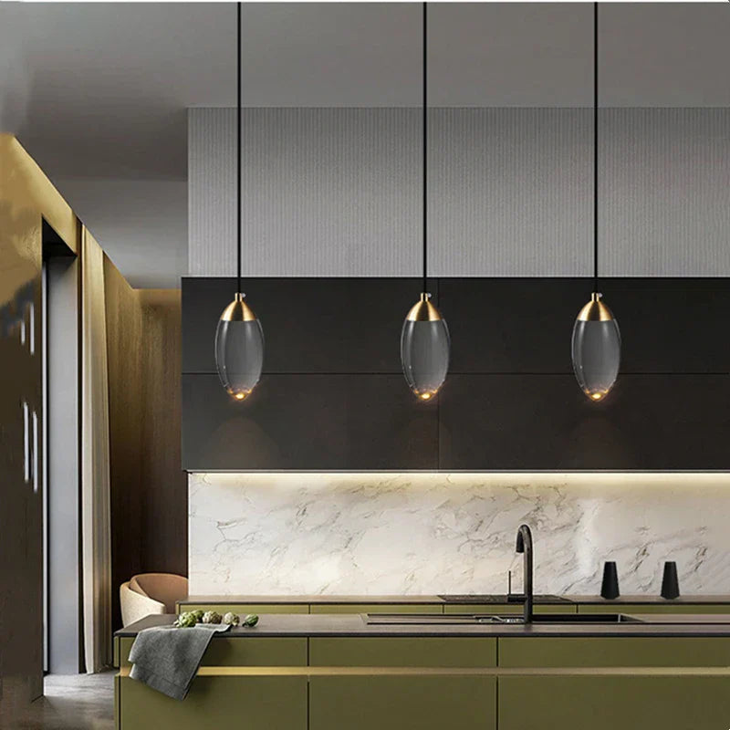 Three Maison Ornate Luxury Crystal Industrial Chandeliers with copper accents, warm light, elegant design.