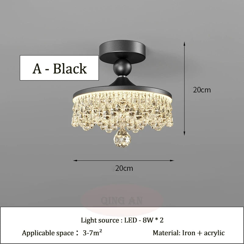 French Medieval Style Crystal Teardrop Chandelier