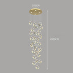 Modern Elegant Crystal Hanging Pendant Light