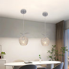 Two Maison Ornate Modern Crystal Chandeliers with E27 sockets, luxurious glass detailing, elegant hanging design.