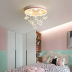 Maison Ornate Modern Crystal Ball Chandelier, Creative Romantic LED with delicate hanging bird decorations.