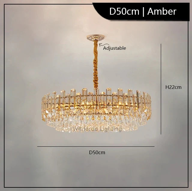 Modern LED Crystal Dining Room Chandelier