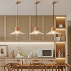 Maison Ornate Modern Crystal Chandelier with striped glass and E27 sockets, elegant lighting fixture.