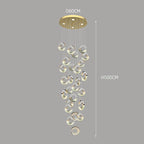 Modern Elegant Crystal Hanging Pendant Light