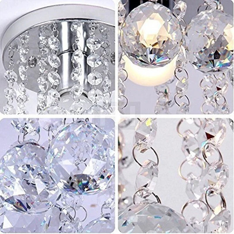 Close-ups of Maison Ornate Modern Crystal Pendant Light with tassels, faceted beads, and crystal ornaments.