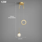 Art Deco Crystal Chandelier with LED Nordic Design