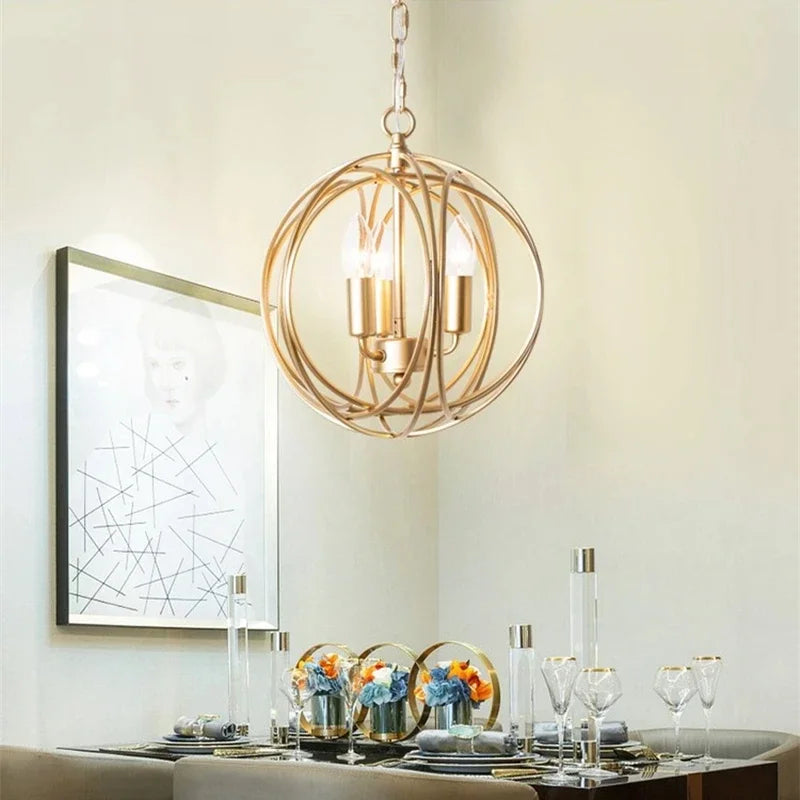 Maison Ornate Vintage Crystal Bedroom Chandelier with LED lights, elegant decorative design and crystal accents.