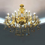 Baroque Crystal Chandelier with Modern LED Lighting