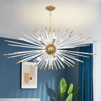Maison Ornate Large Hanging Crystal Chandelier, modern luxury design with sparkling crystal detailing.