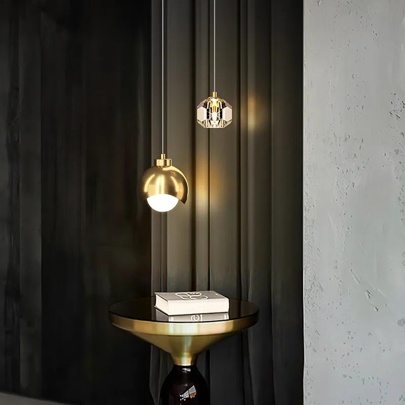 Art Deco Crystal Chandelier with LED Nordic Design