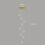 Modern Elegant Crystal Hanging Pendant Light