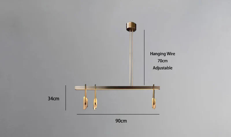 Lustre suspendu en cristal italien à LED, design moderne circulaire et cuivre