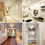 Maison Ornate Contemporary Polished Metal Crystal Hallway Chandelier G9, modern and sparkling.