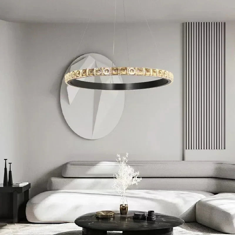 Maison Ornate Luxury Crystal Chandelier in gold, elegant lighting centerpiece for hotel or villa interiors.