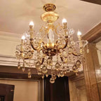 Baroque Crystal Chandelier with Modern LED Lighting