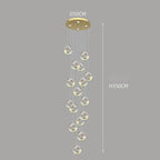 Modern Elegant Crystal Hanging Pendant Light