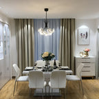 Maison Ornate Modern Crystal Dining Room Chandelier, LED-lit, elegant crystal design for modern interiors.