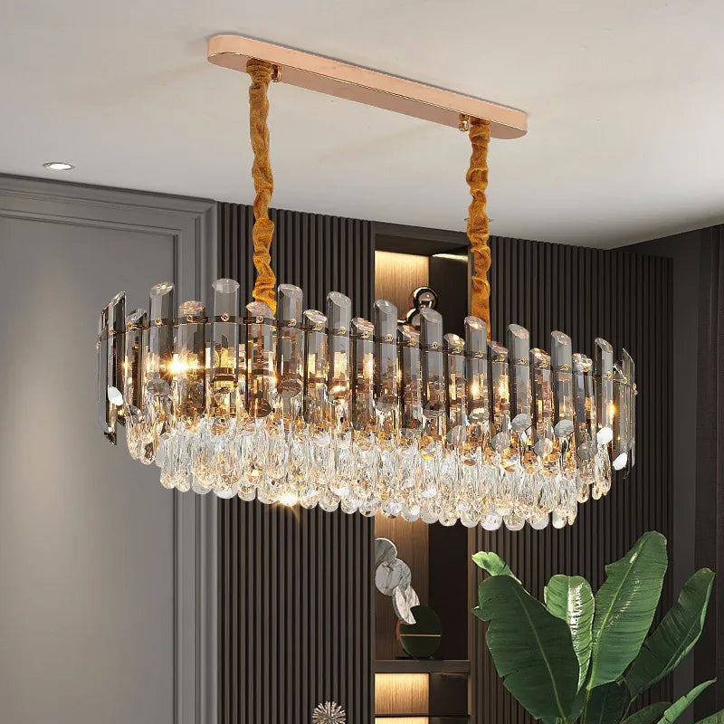 Modern LED Crystal Dining Room Chandelier