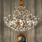 Maison Ornate Modern Retro Crystal Chandelier features LED flower details and elegant craftsmanship.