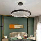 Maison Ornate Modern Villa Crystal Chandelier with LED Lighting, elegant crystals and sleek design.