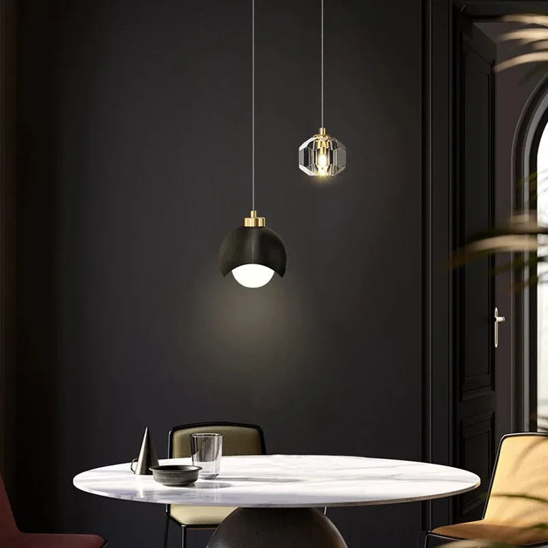Art Deco Crystal Chandelier with LED Nordic Design