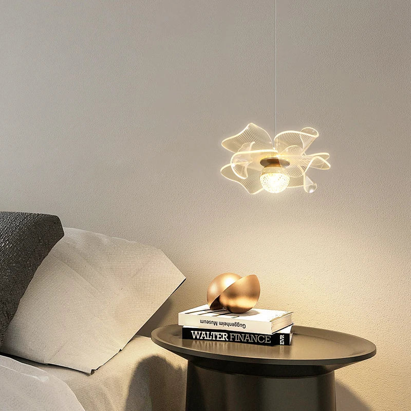 The Maison Ornate Modern Crystal Chandelier casts a soft, elegant glow with sparkling crystals.