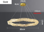 Modern twisted oval chandelier, dimmable LED crystals, 80x12cm with 15cm mount and adjustable cable.