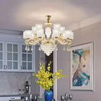 Modern Crystal Glass Baroque Chandelier